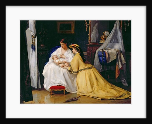 First Born, 1863 by Gustave Leonard de Jonghe