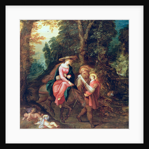 The Flight into Egypt by Frans & Govaerts Abraham (1589-1626) Francken
