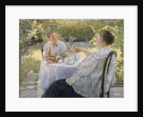 In the Garden, 1911 by Lukjan Vasilievich Popov