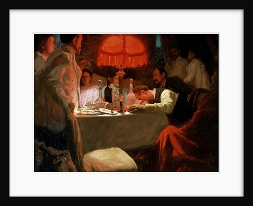 Under the Red Light, c.1910 by Lukjan Vasilievich Popov