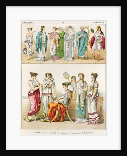 Greek Theatrical Dress by Albert Kretschmer