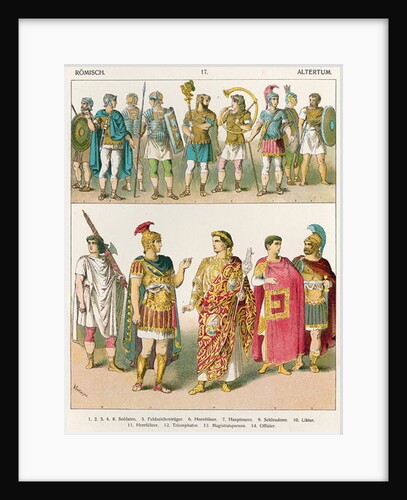 Roman Military Dress by Albert Kretschmer