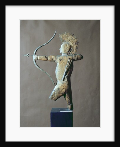 Weather vane in the form of an American Indian, c.1820 by Anonymous