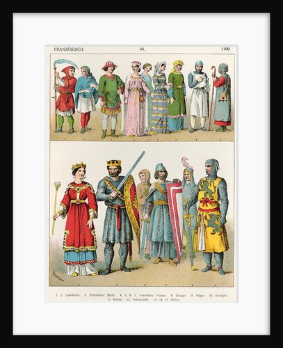 French Dress, c.1100 by Albert Kretschmer