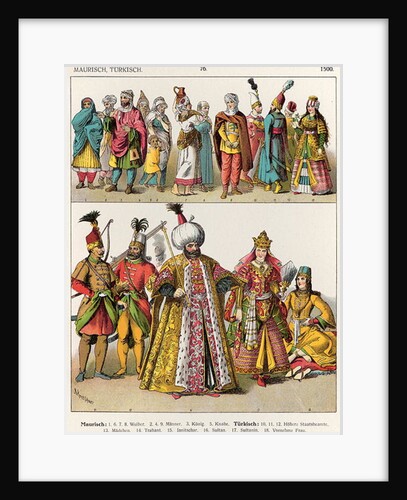 Moorish and Turkish Dress, c.1500 by Albert Kretschmer