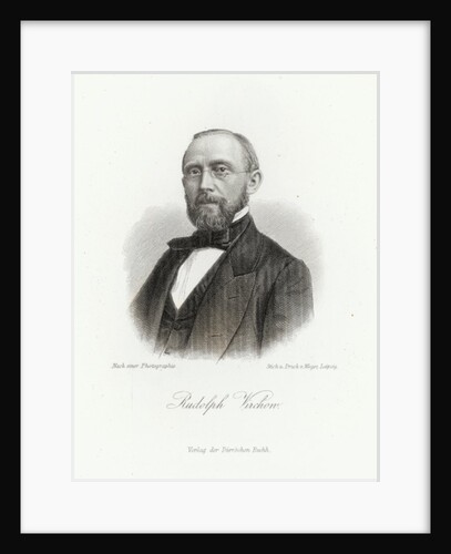 Rudolph Virchow in the 'Allgemeine Moden-Zeitung', Leipzig, 1872 by German School