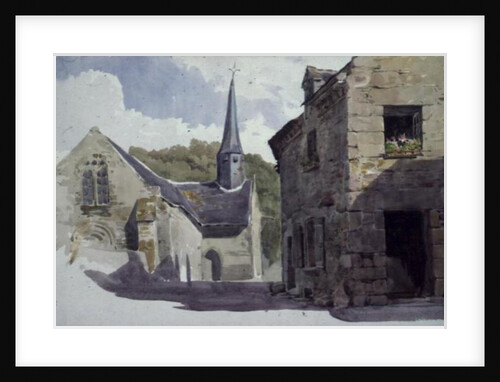 Church with a small steeple by John Absolon