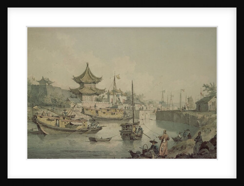 Barges of Lord Macartney's Embassy to China by William Alexander
