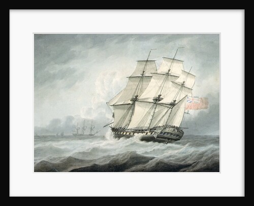 The Frigate, 18th century by Samuel Atkins
