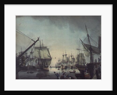 A View of the Pool, Below London Bridge by Samuel Atkins