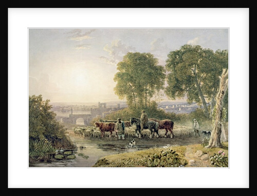 Landscape with Drovers by George the Younger Barret