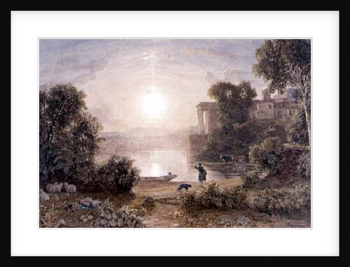 Classical Landscape by George the Younger Barret