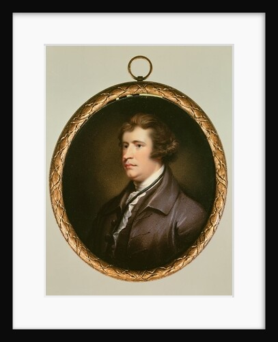 Miniature of Edmund Burke, 1795 by English School