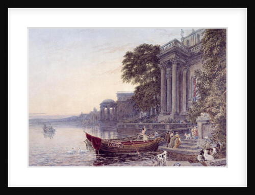 The Landing Stage by George the Younger Barret