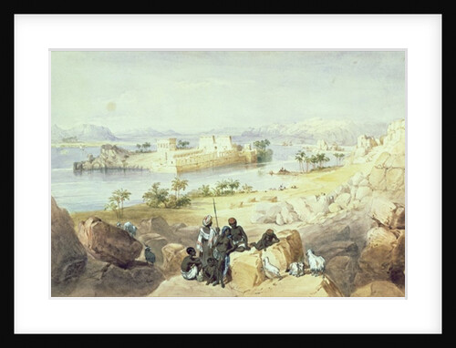 The Island of Philae, looking down the River Nile by William Henry Bartlett