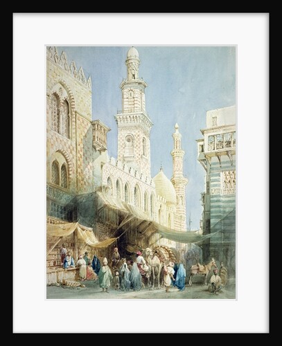 The Sharia El Gohargiyeh, Cairo by William Henry Bartlett