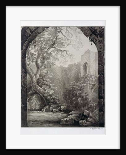 Cliffords Tower, York, Interior, 1827 by William Henry Bartlett