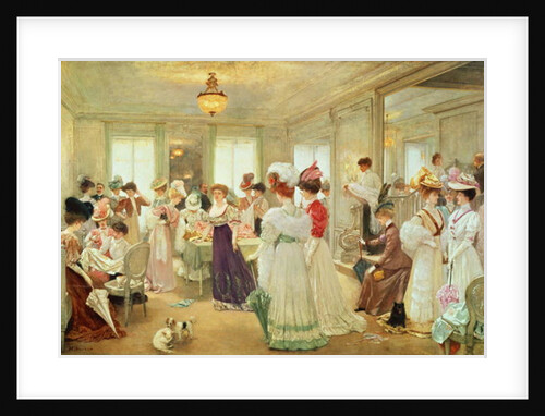 Cinq Heures chez le Couturier Paquin, 1906 by Henri Gervex