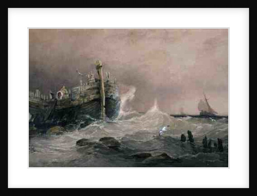 Old Breakwater, Coast of Essex by Charles Bentley