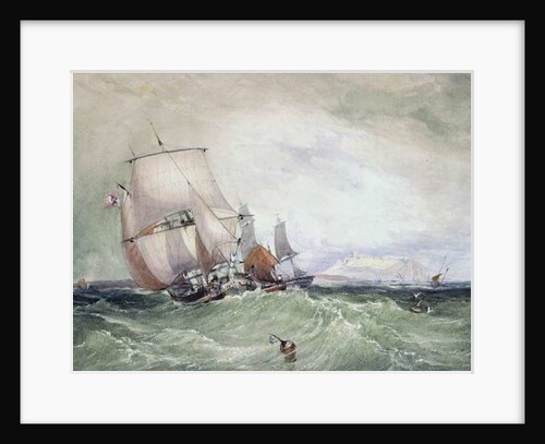 View of Scarborough, with a Collier Brig by William Roxby Beverly