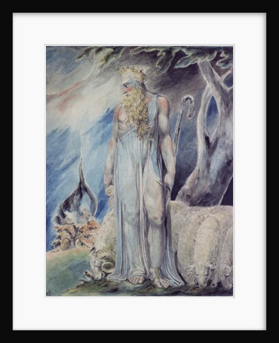 Moses and the Burning Bush by William Blake