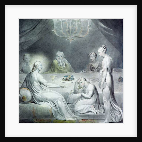 Christ in the House of Martha and Mary or The Penitent Magdalen by William Blake