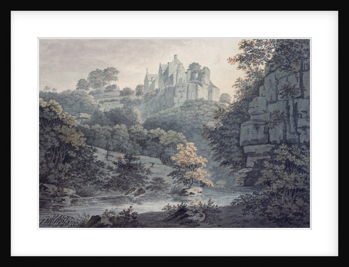 Hawthornden Castle near Edinburgh by James Bourne