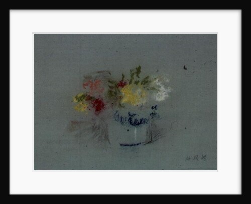 Flowers in a Blue and White Jar by Hercules Brabazon Brabazon