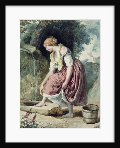 Girl at a Conduit by Karoly Brocky