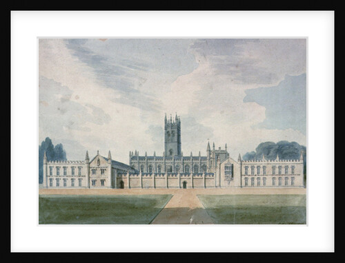 Magdalen College, Oxford, 1804 by John Buckler