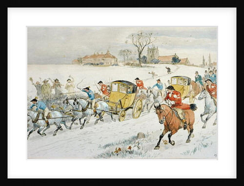 Diana Wood's Wedding: returning from Church by Randolph Caldecott