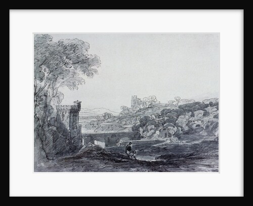 View in Italy by Augustus Wall Callcott