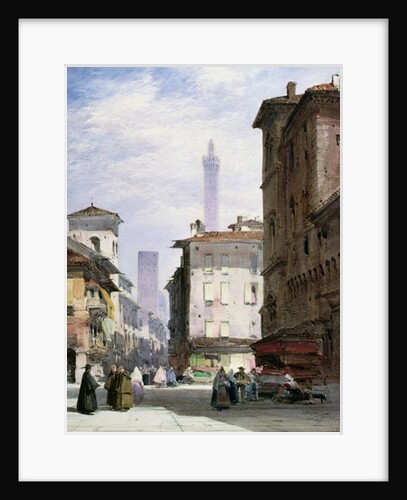 Leaning Tower, Bologna by William Callow