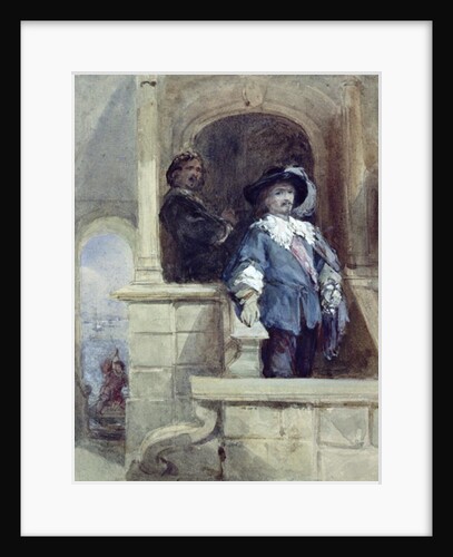 Sir Thomas Wentworth and John Pym at Greenwich, 1628 by George Cattermole