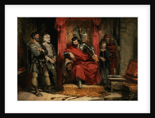Macbeth instructing the Murderers employed to kill Banquo by George Cattermole