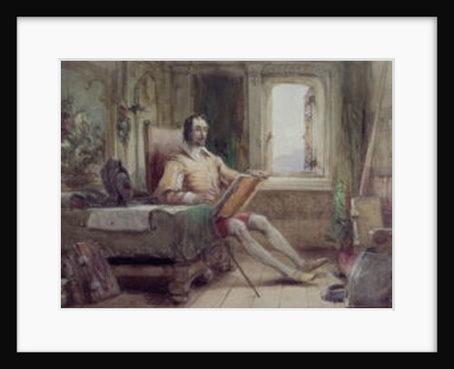 Don Quixote in his Study by George Cattermole