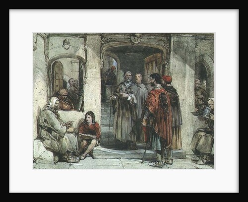 A Scene of Monastic Life, 1850 by George Cattermole