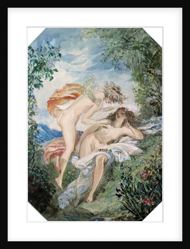 Flora and Zephyr by Alfred-Edward Chalon