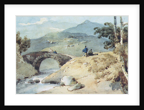 Chinese Landscape with Bridge by George Chinnery