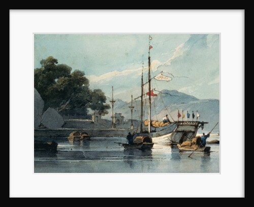 Shipping on a Chinese River by George Chinnery