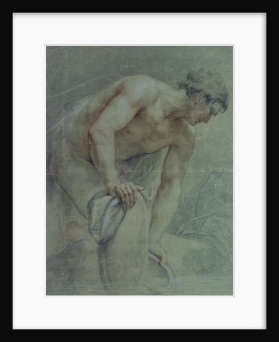 Figure of a Warrior, partly draped, 18th century by Giovanni Battista Cipriani