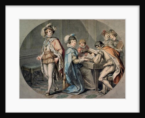 The Jealousy of Darnley by Giovanni Battista Cipriani