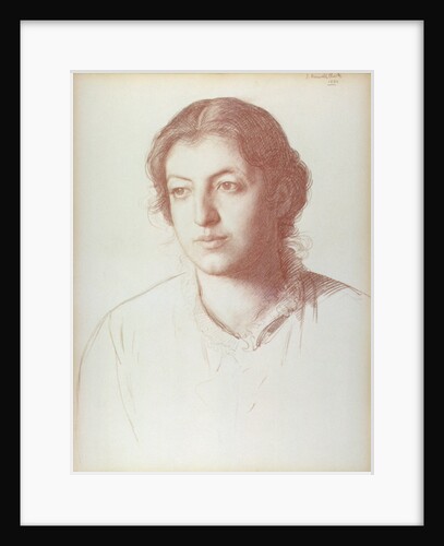 Portrait of Euterpe Ionides, afterwards Mrs. W. F. Craies by Joseph Benwell Clark