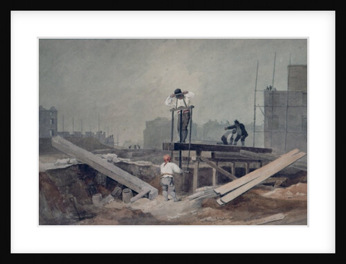 The Sawpit by Luke Clennell