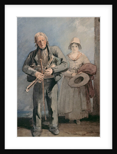 Blind Bagpipe Player by Luke Clennell