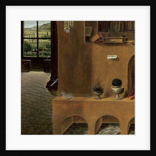 St. Jerome in his study, detail, c.1475 by Antonello da Messina