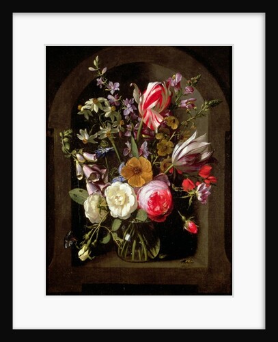 Roses, Tulips and other Flowers by Johannes Antonius van der Baren