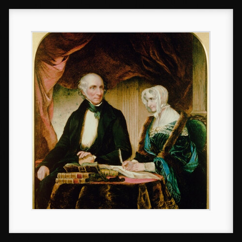 Portrait of William and Mary Wordsworth, 1839 by Margaret Gillies