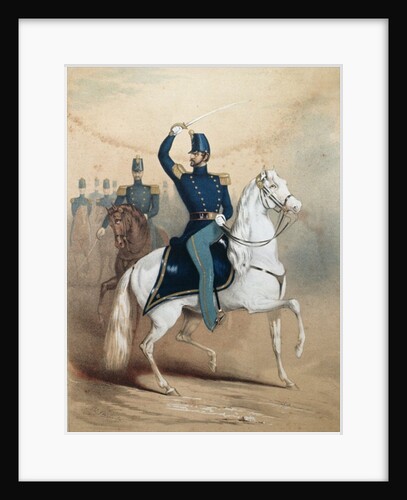 Cover of a music song sheet for the Boston Light Dragoons by American School