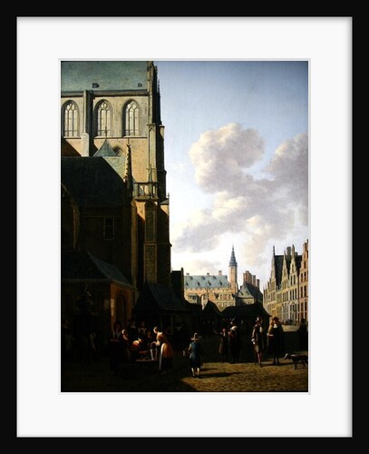 The Grote Markt, Haarlem, looking west by Gerrit Adriaensz Berckheyde